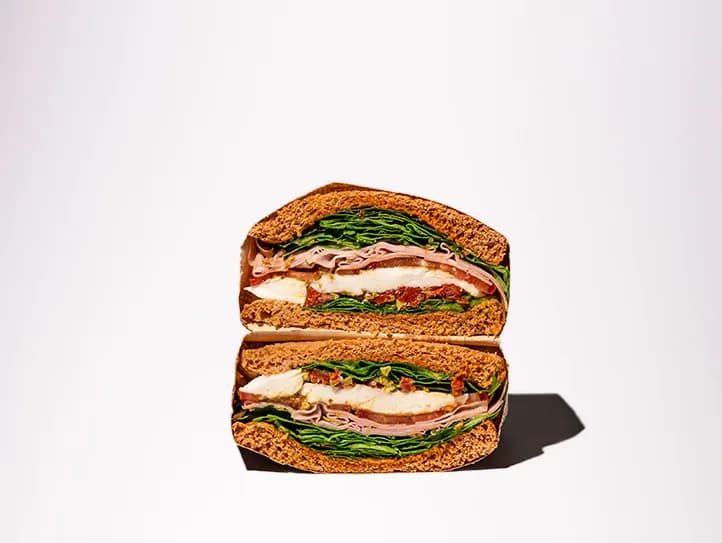 Salami Mozzarella Sandwich